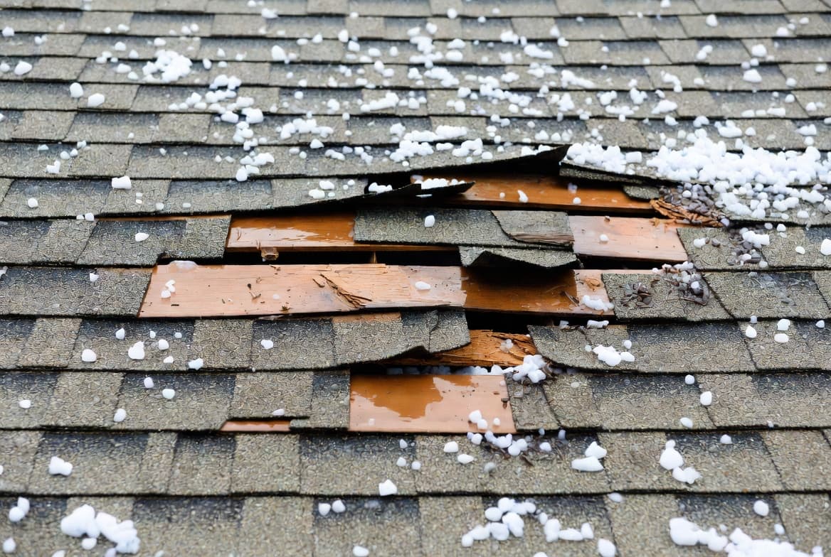 Storm & Roof — Hail, wind, soft-metal damage, and roof leaks. Local crews who know local code.